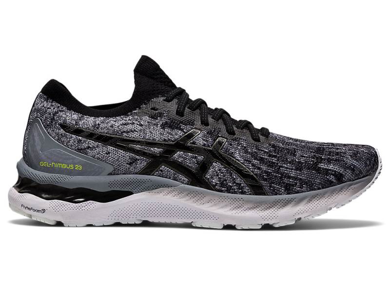 Sapatilhas Running Asics GEL-NIMBUS 23 Knit Homem Pretas, 0102A565.579